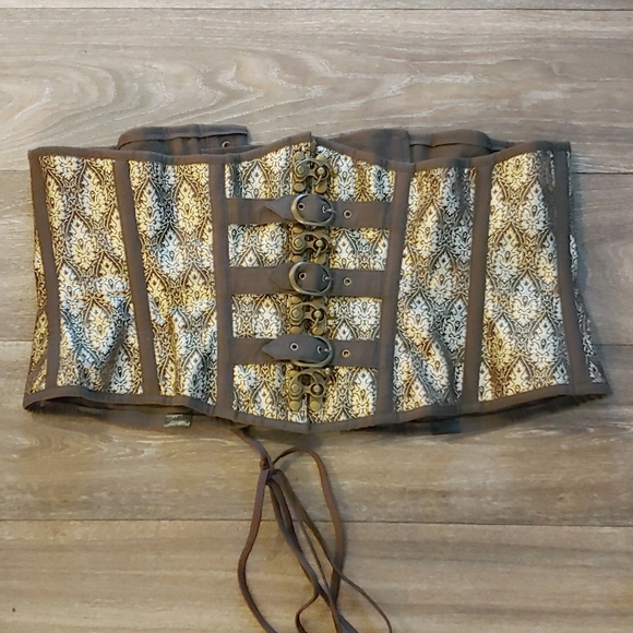 Tops - Steel Boned Steampunk Corset 36-42" Waist